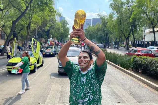 Catrinas Mundialistas en CDMX. Foto: N+