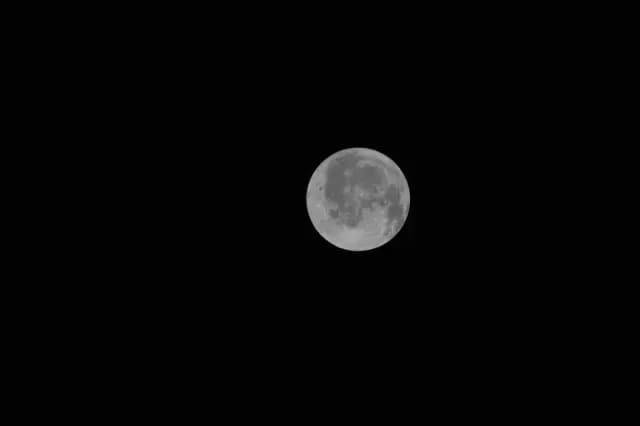 Así se ve la luna. Foto de la NASA