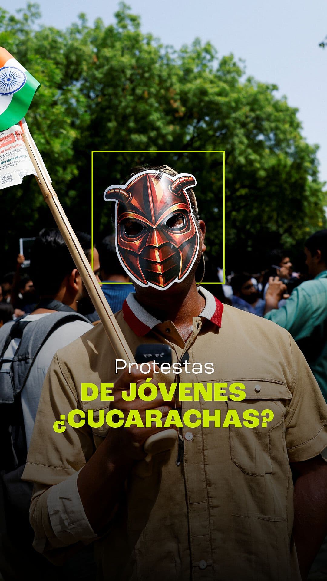 Protestas de Jóvenes… ¿Cucarachas?
