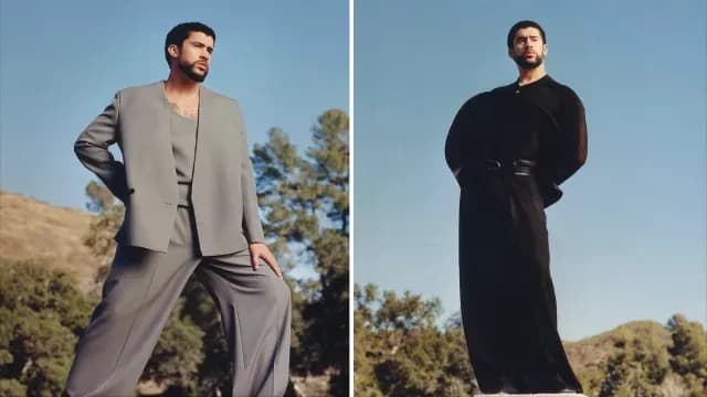 Bad Bunny posa para la marca Jacquemus