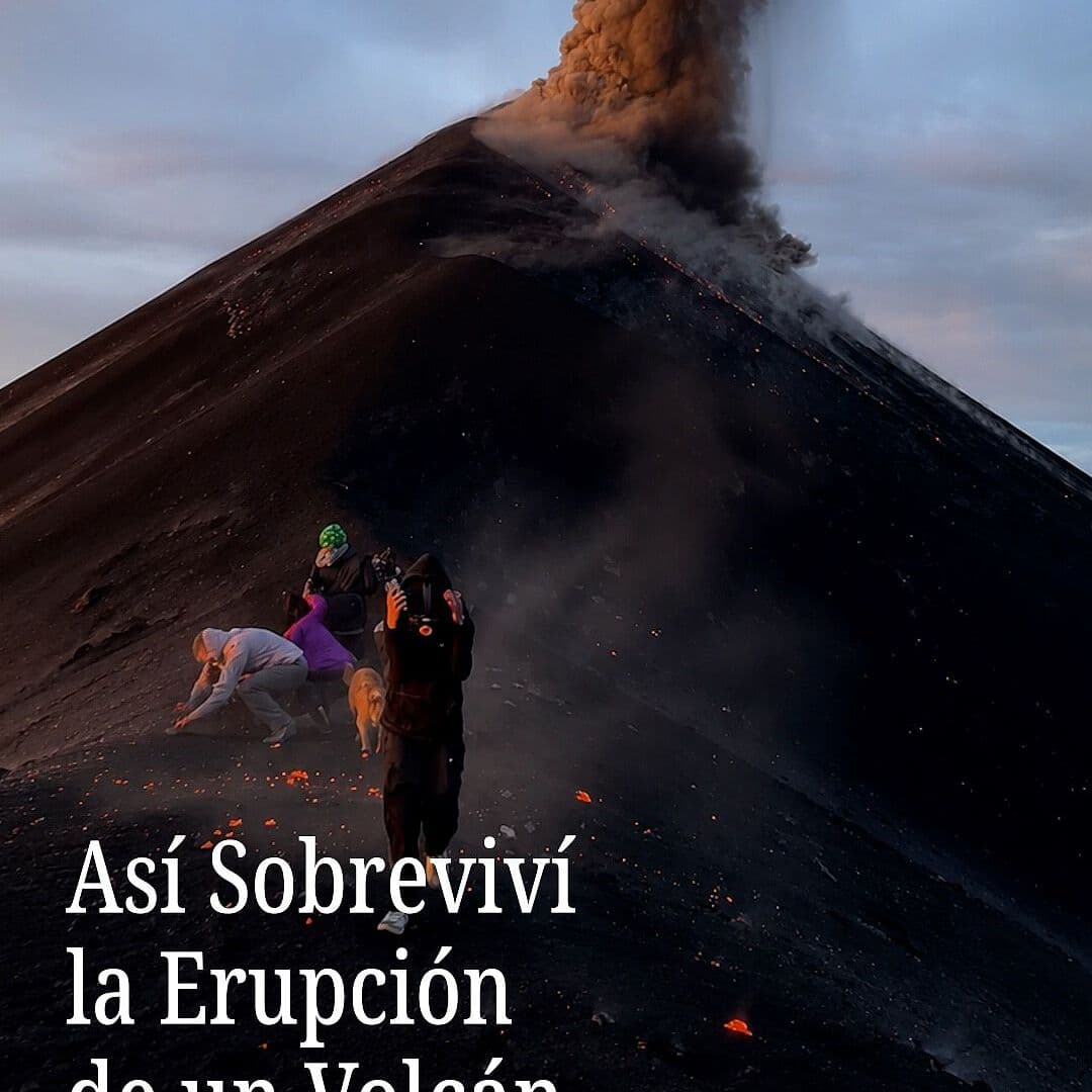 Así sobreviví a la erupción de un volcán