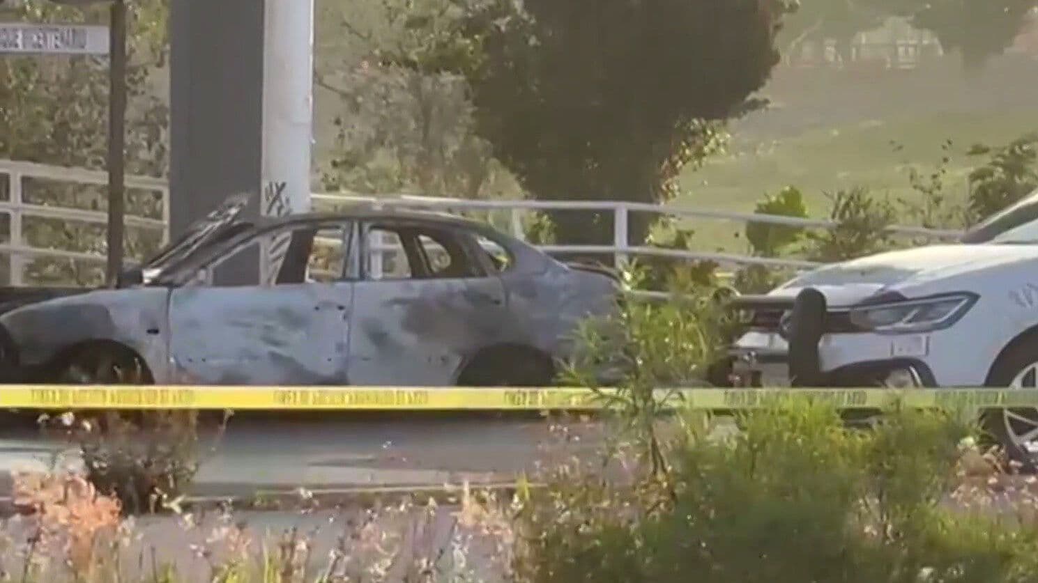 Localizan Cuerpos en Auto Calcinado en Periférico Ecológico de Puebla