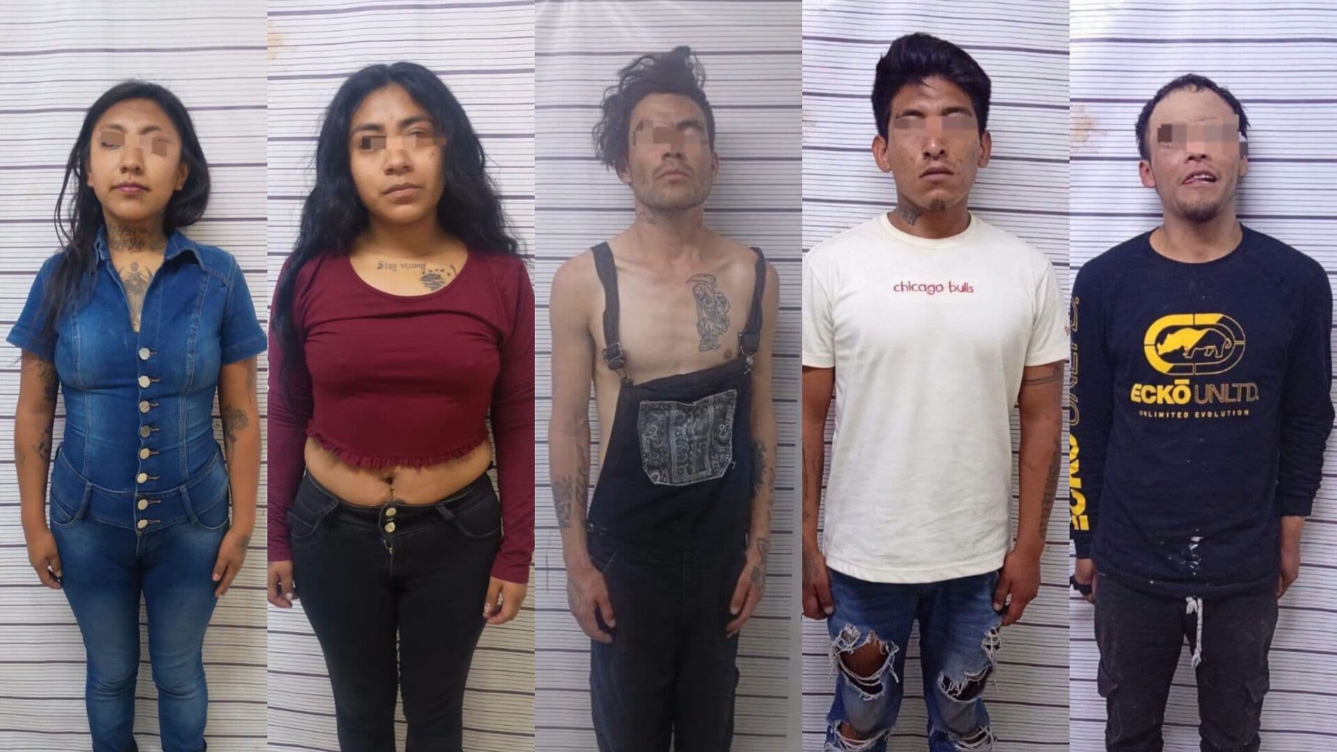 Cinco Detenidos Amozoc Puebla Drogas Robo Comercios Transeúntes y Agresiones