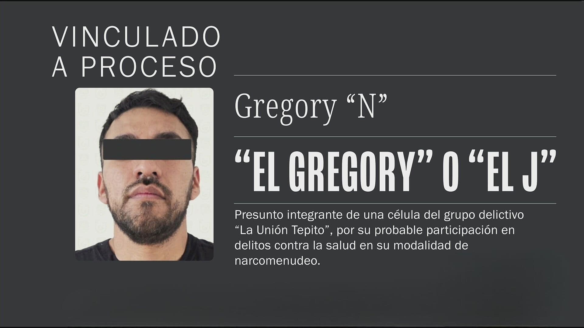 Vinculan a Proceso a 'El Gregory', Presunto Integrante de La Unión Tepito en CDMX