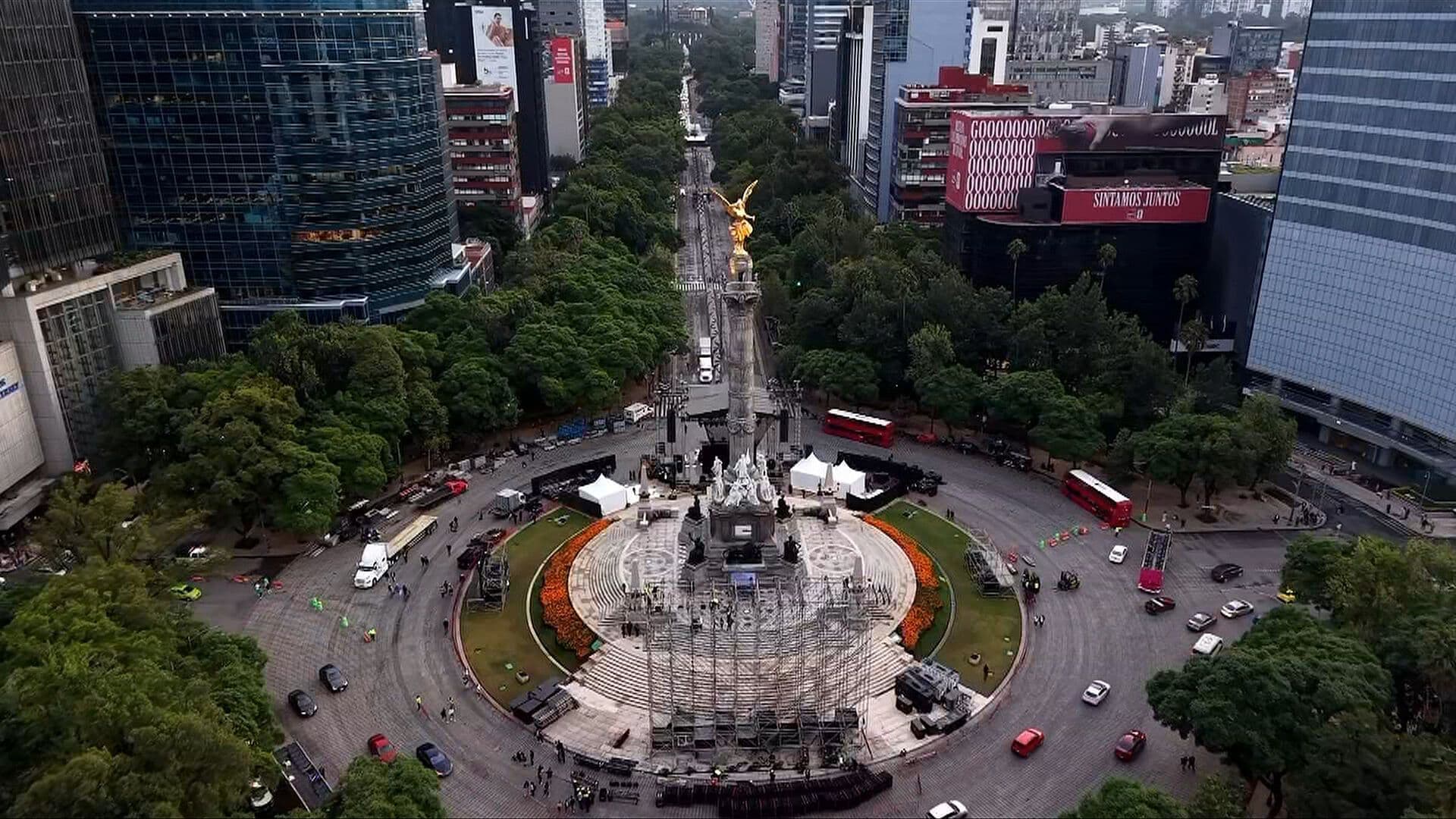 Paseo de la Reforma Cambia por el México vs Chequia; Así se Ve Desde el Aire