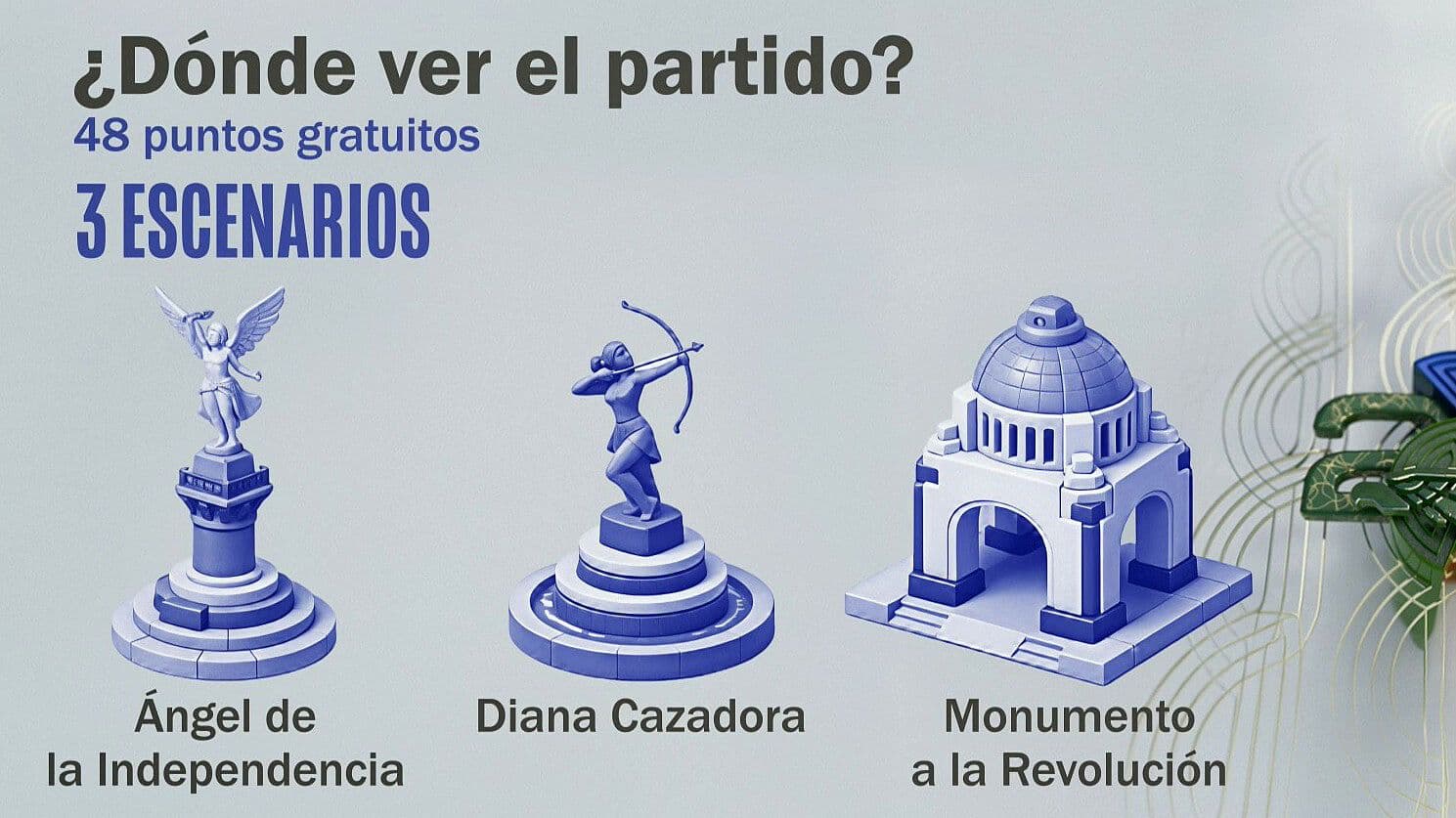 Dónde Ver el Partido México vs Chequia? Mapa con Ubicación de Pantallas en CDMX