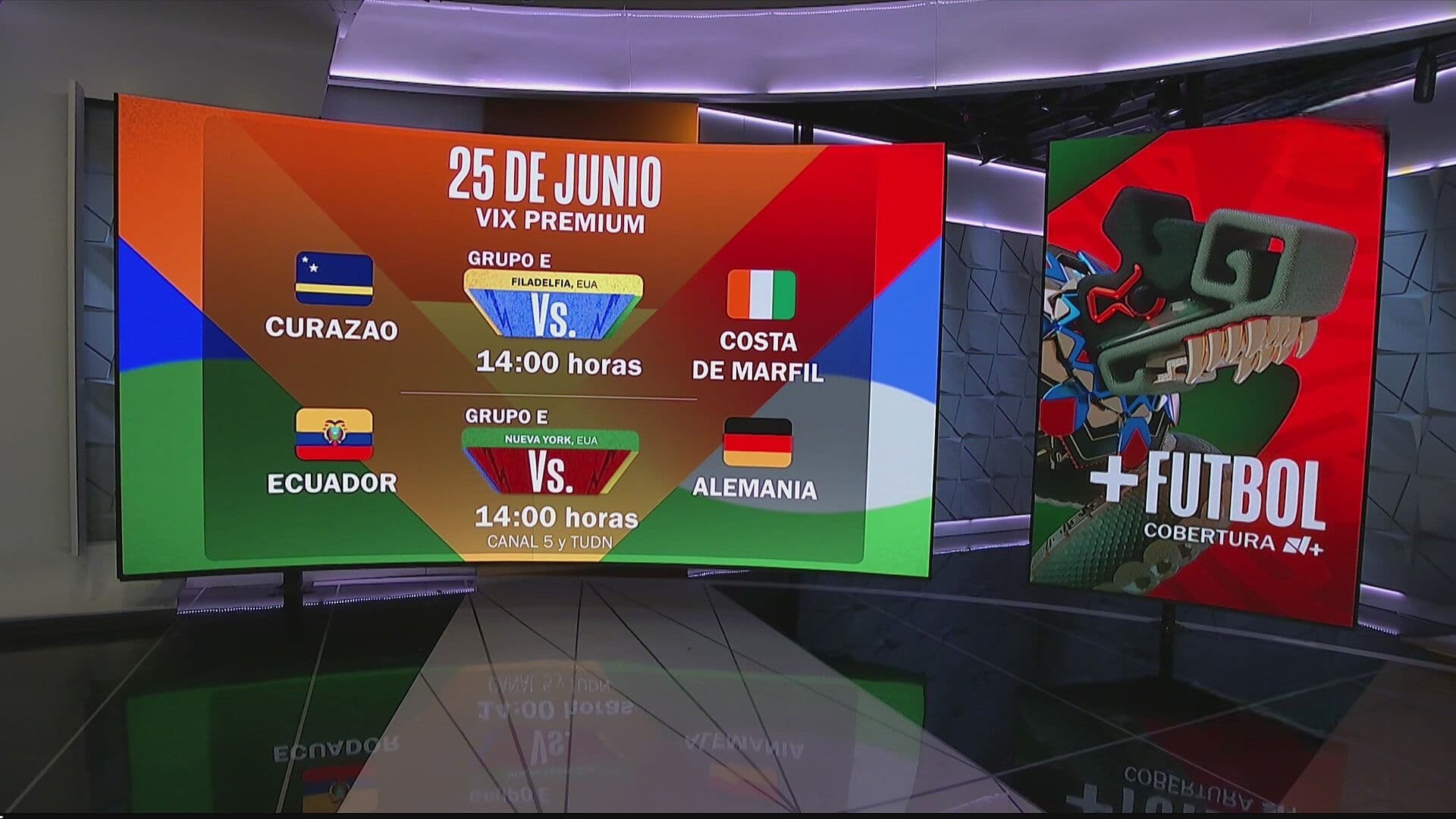 Actividad Mundialista del Jueves 25 de Junio de 2026