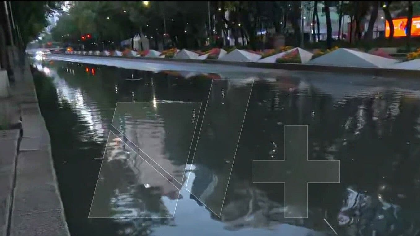 Encharcamientos en Reforma e Insurgentes Hoy; Así la Afectación para Automovilistas