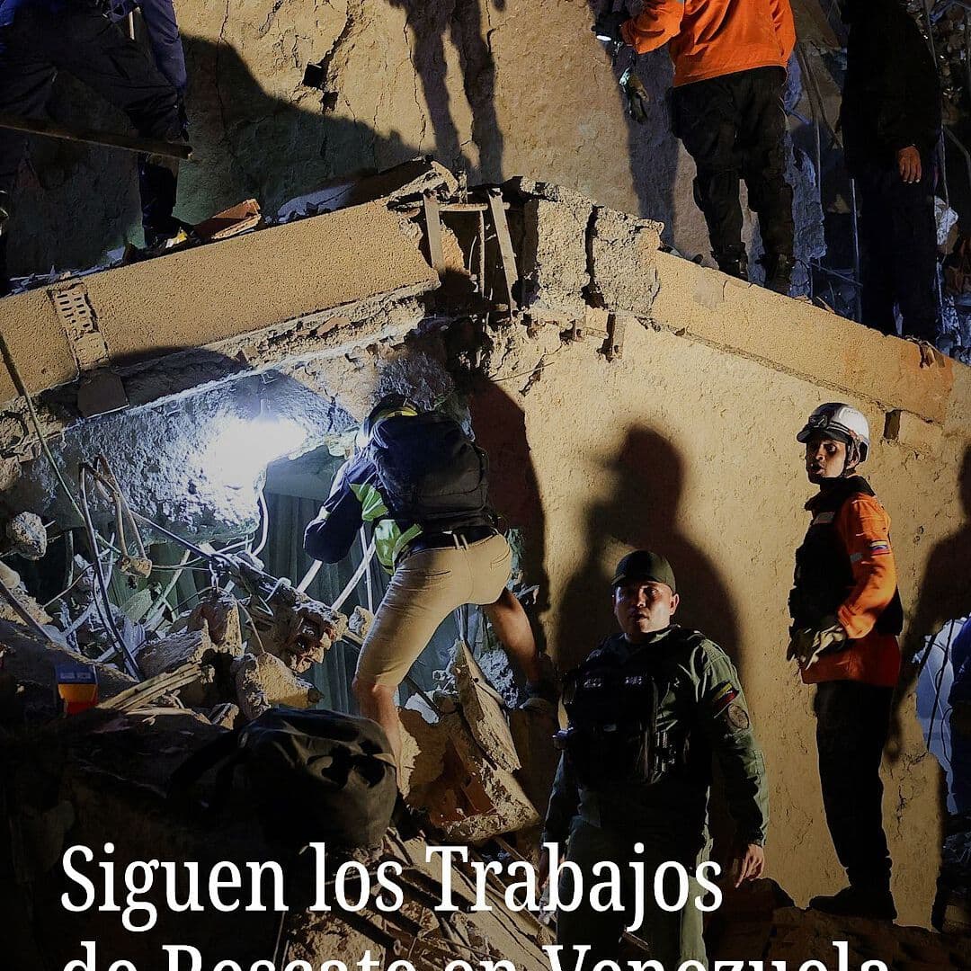 Siguen los Trabajos de Rescate en Venezuela