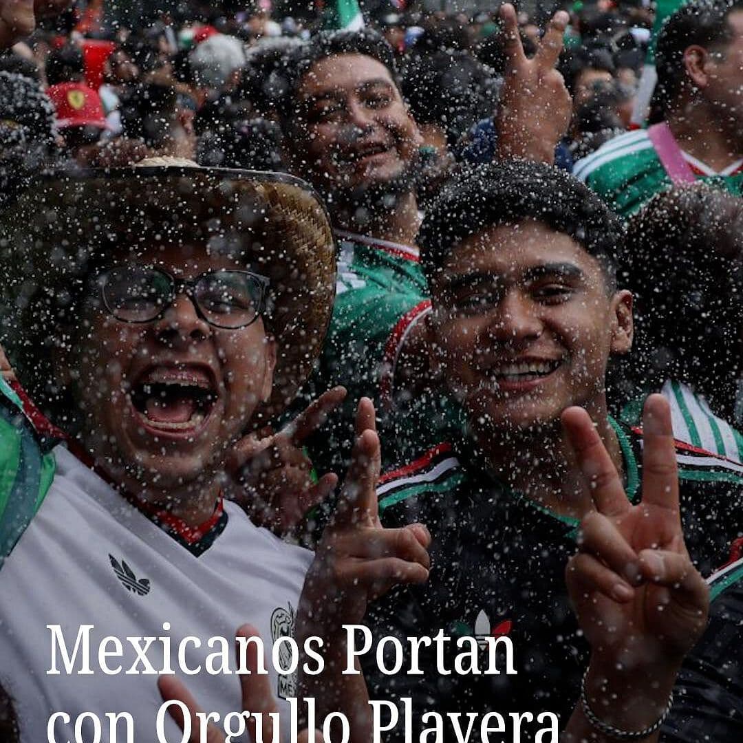 Mexicanos Portan con Orgullo Playera de la Selección