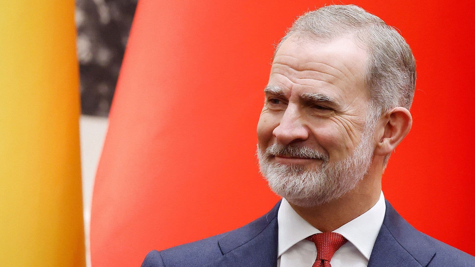 Momento Exacto del Traslado del Rey de España Felipe VI a Palacio Nacional en CDMX