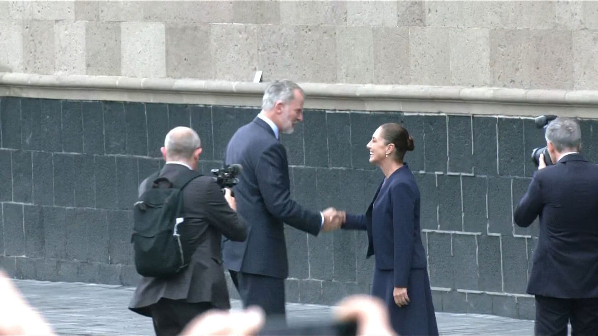 Claudia Sheinbaum Despide al Rey Felipe VI tras Encuentro en Palacio Nacional