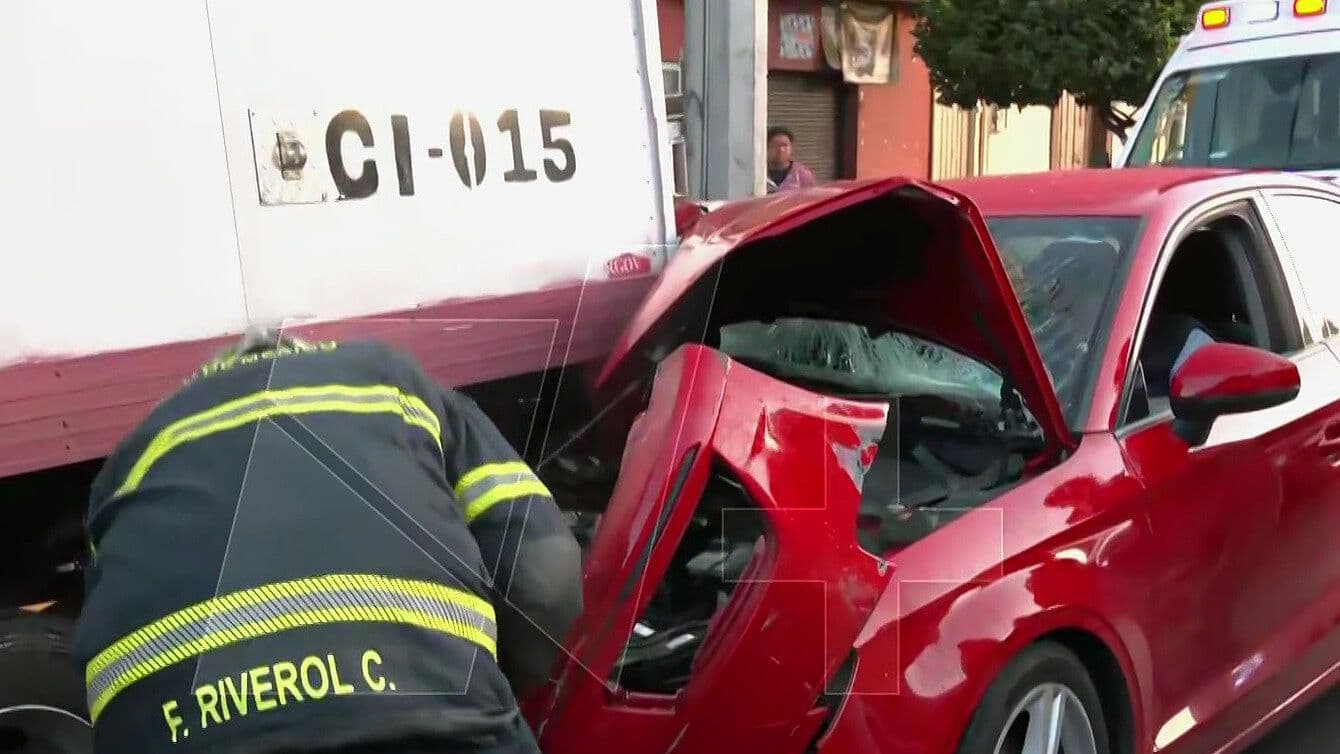 Fuerte Choque en Iztapalapa Provoca Afectaciones Viales en Esta Zona