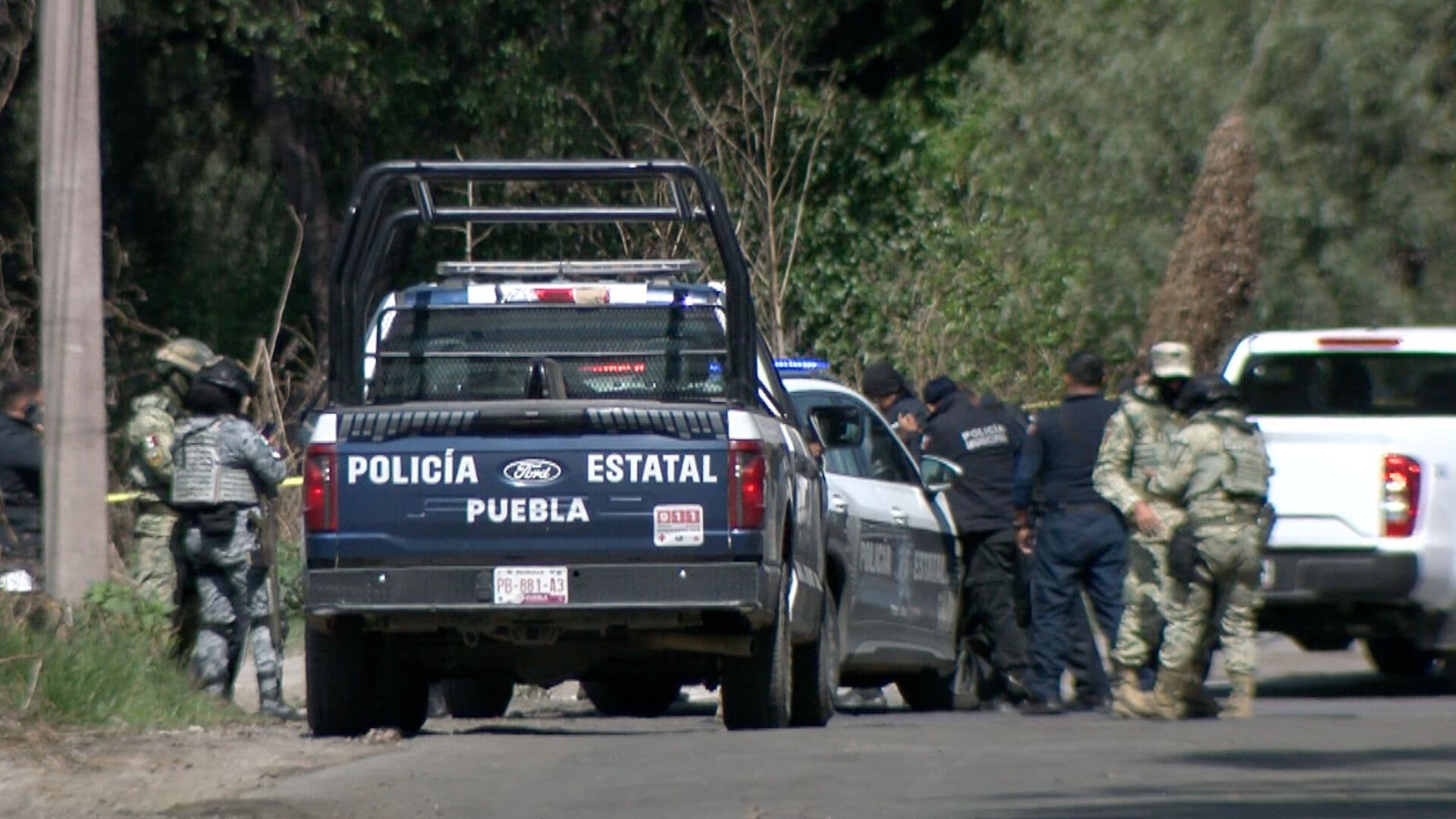 Pareja Hombre y Mujer Muertos Baleados Teotlalco Puebla