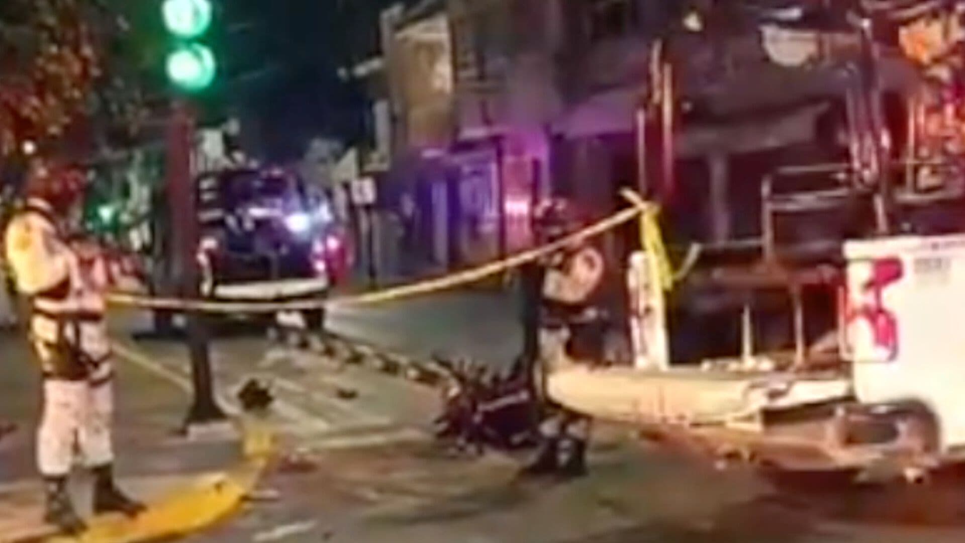 Motociclista Herido al ser Arrollado por Una Patrulla en Salamanca, Guanajuato