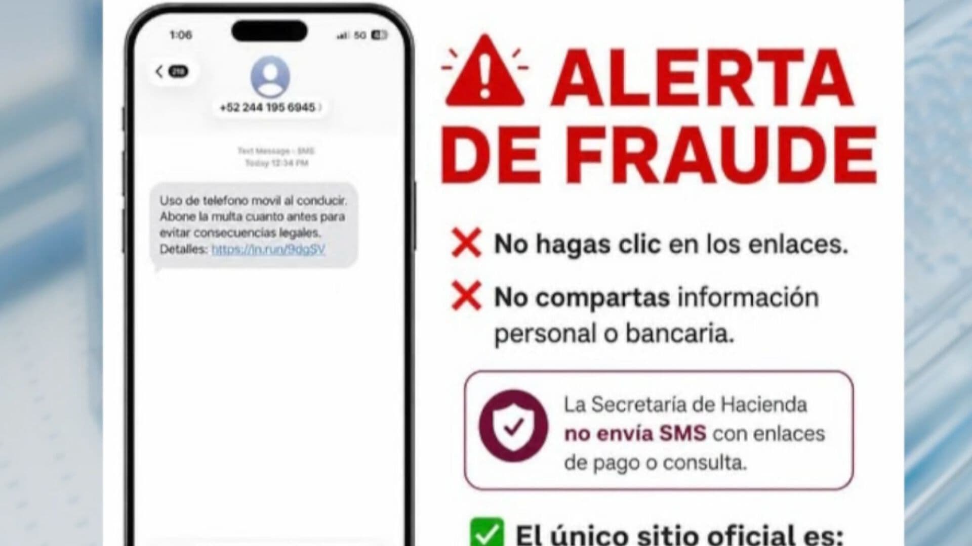 Hacienda Estatal Alerta de Mensajes de Texto que Son Estafas en Sonora