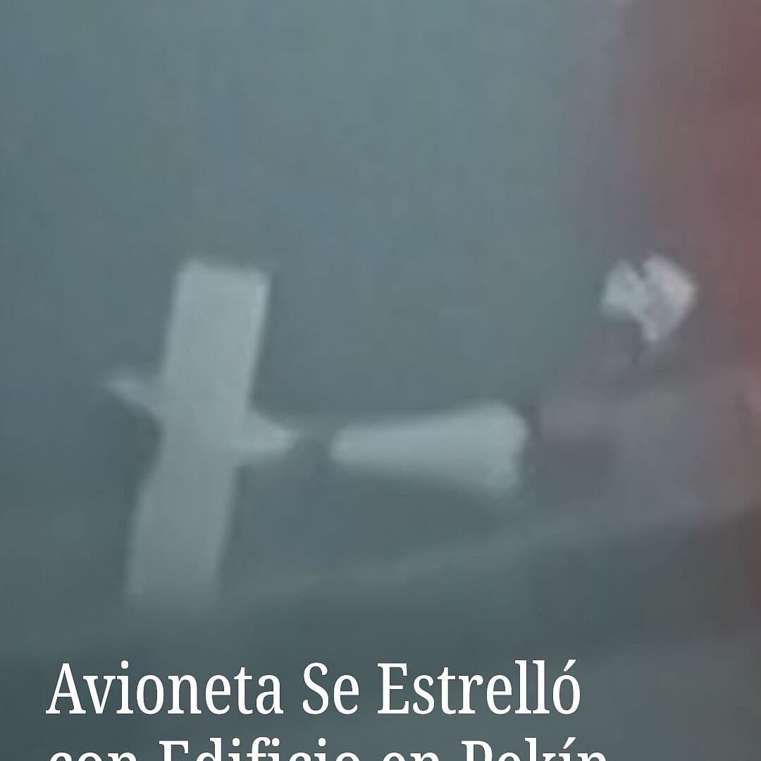 Avioneta Se Estrelló con Edificio en Pekín