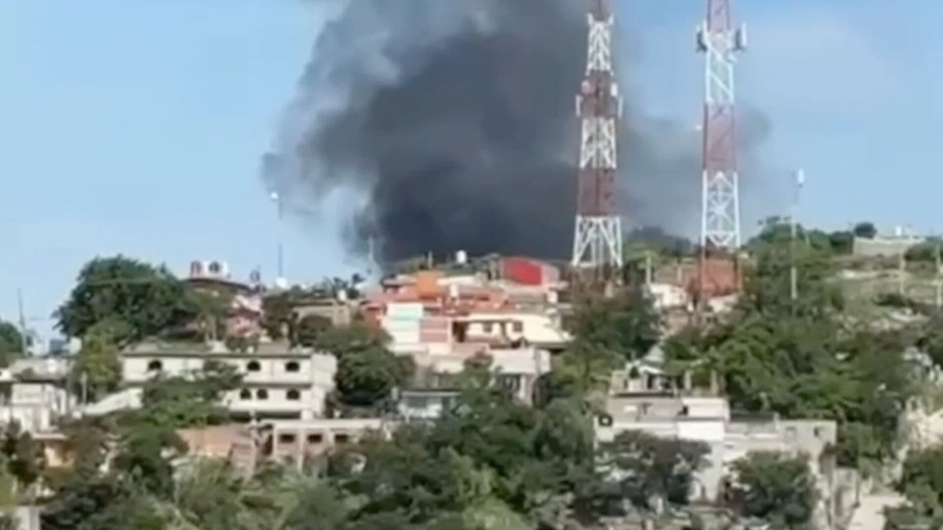Incendio Quema de Llantas Cerro Amatitlanes Izúcar de Matamoros Puebla
