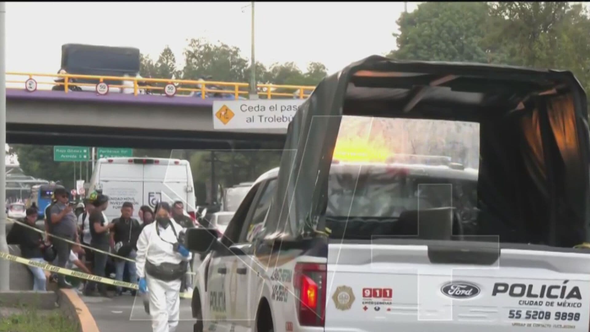 Muere Motociclista Atropellado por un Tráiler en la Calzada Ermita-Iztapalapa