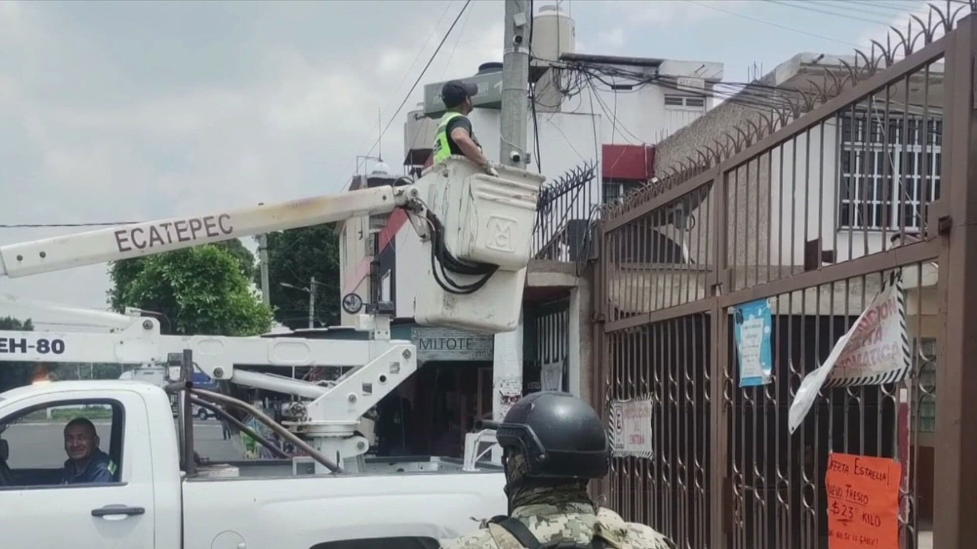 Secretaría de Marina Brinda Apoyo para Neutralizar Cámaras Parásitas, Edomex