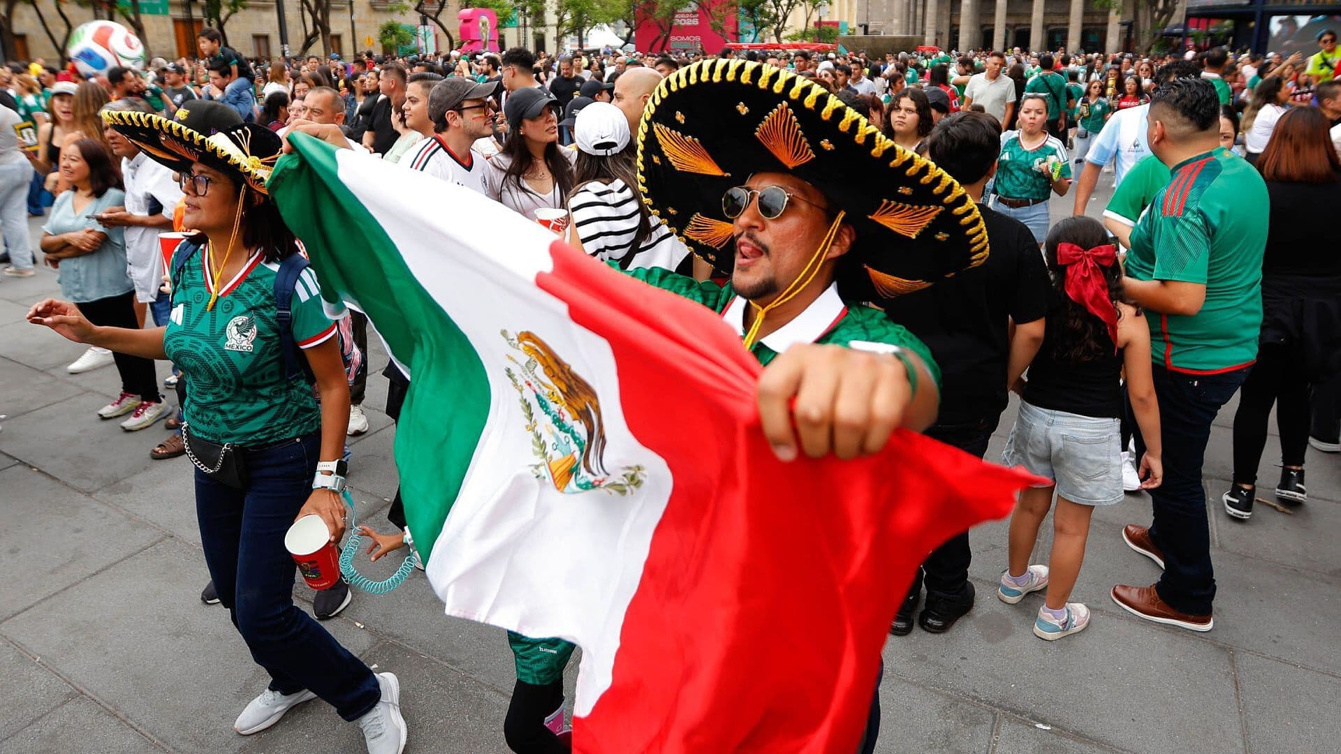 Aficionados Abarrotan Fan Fest en Guadalajara para Partido España vs Uruguay