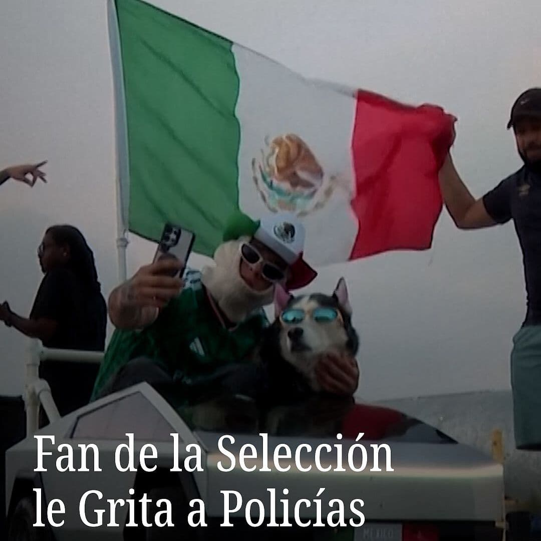 Fan de la Selección le Grita a Policías en EE. UU.