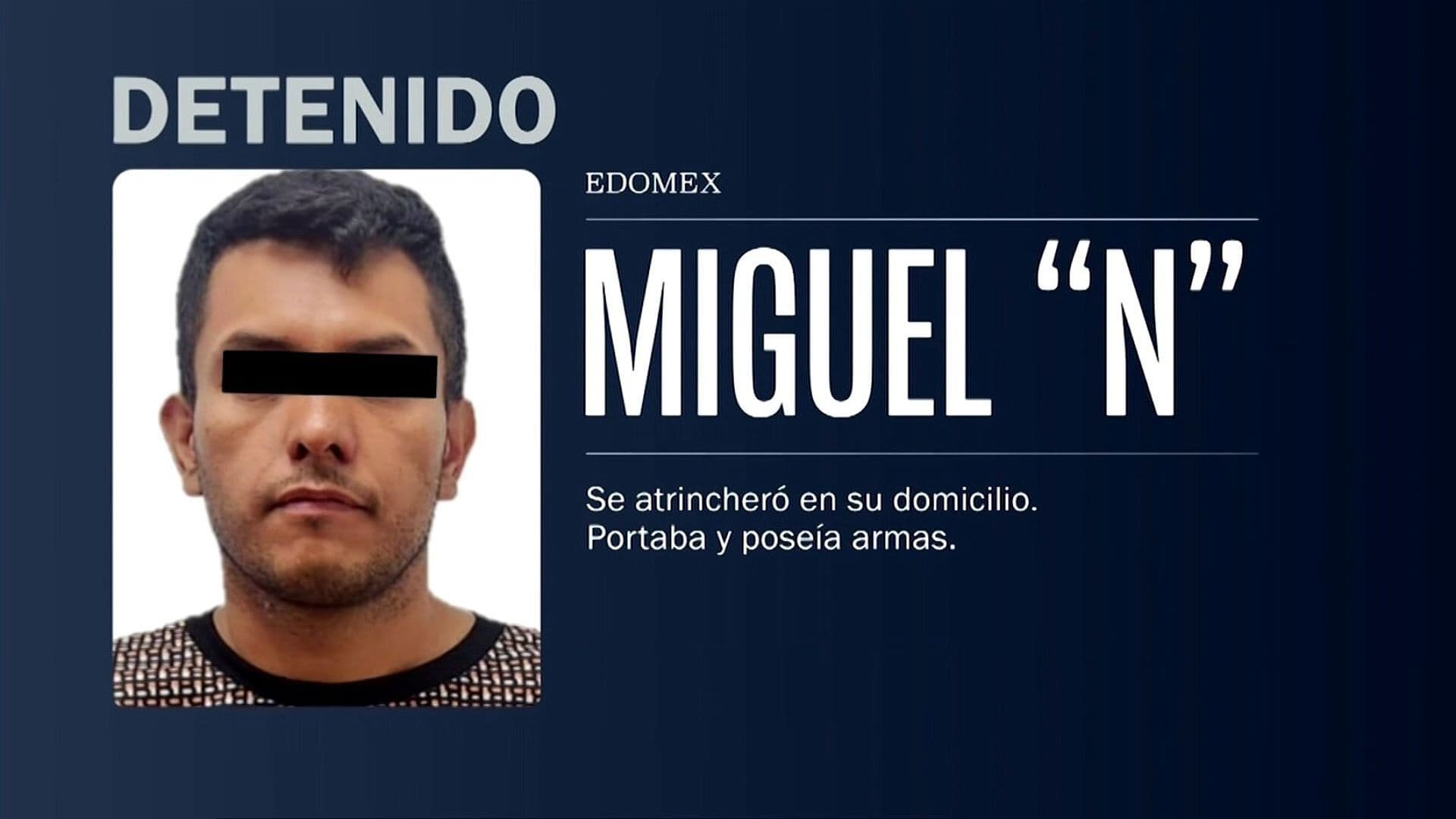 Hombre Armado se Entrega Tras Retener a Familia en Tecámac, Estado de México