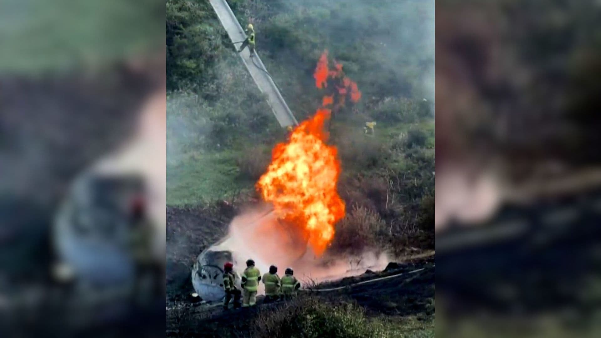 Explosión de Pipa Deja Dos Muertos en Carretera Texcoco-Calpulalpan en Edomex
