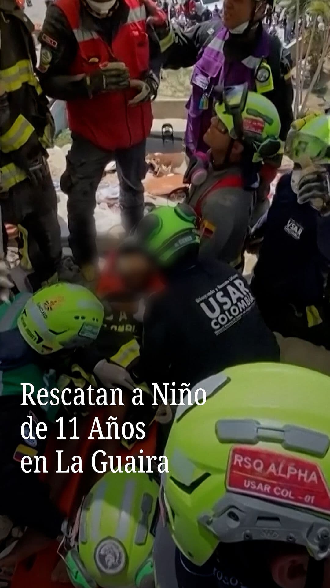 Rescatan a Niño de 11 Años en La Guaira, Venezuela