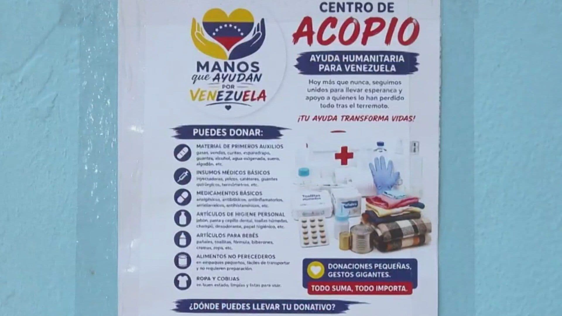 ¿Dónde Donar Víveres para Damnificados de Venezuela? Abren Centro de Acopio en Monterrey