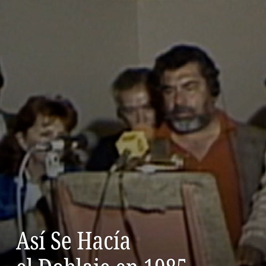 Así Se Hacía el Doblaje en 1985