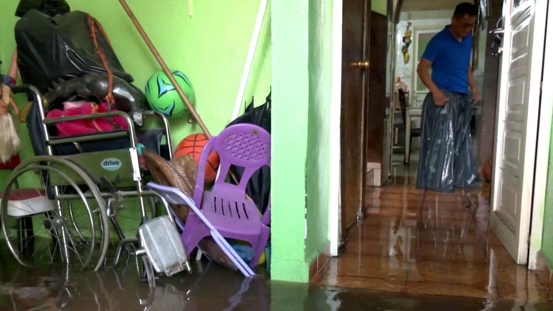 Severas Inundaciones en Los Reyes Iztacala Tlalnepantla Estado de México Tras Lluvias
