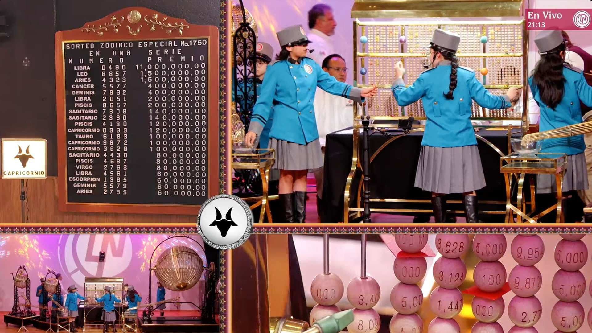 Resultado Premio Mayor Sorteo Zodiaco 1750 de la Lotería Nacional Hoy 28 de Junio del 2026
