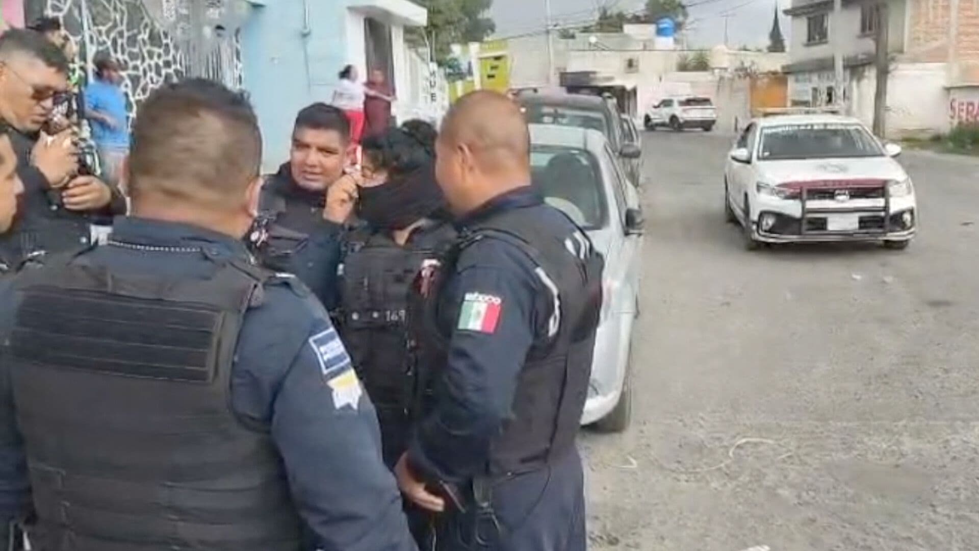 Pelea Conflicto Cuadrillas de Huehues Feria de Los Moles Xochimehuacan Puebla