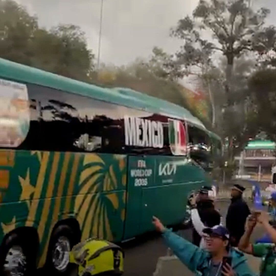 Selección Mexicana Llega al Estadio