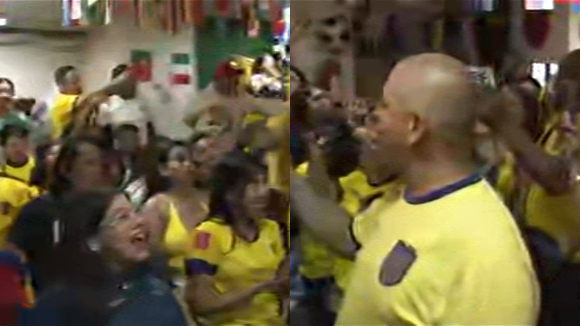 Comunidad de Ecuador Se Reúne en Restaurantes para Ver el Partido y Cantan su Himno