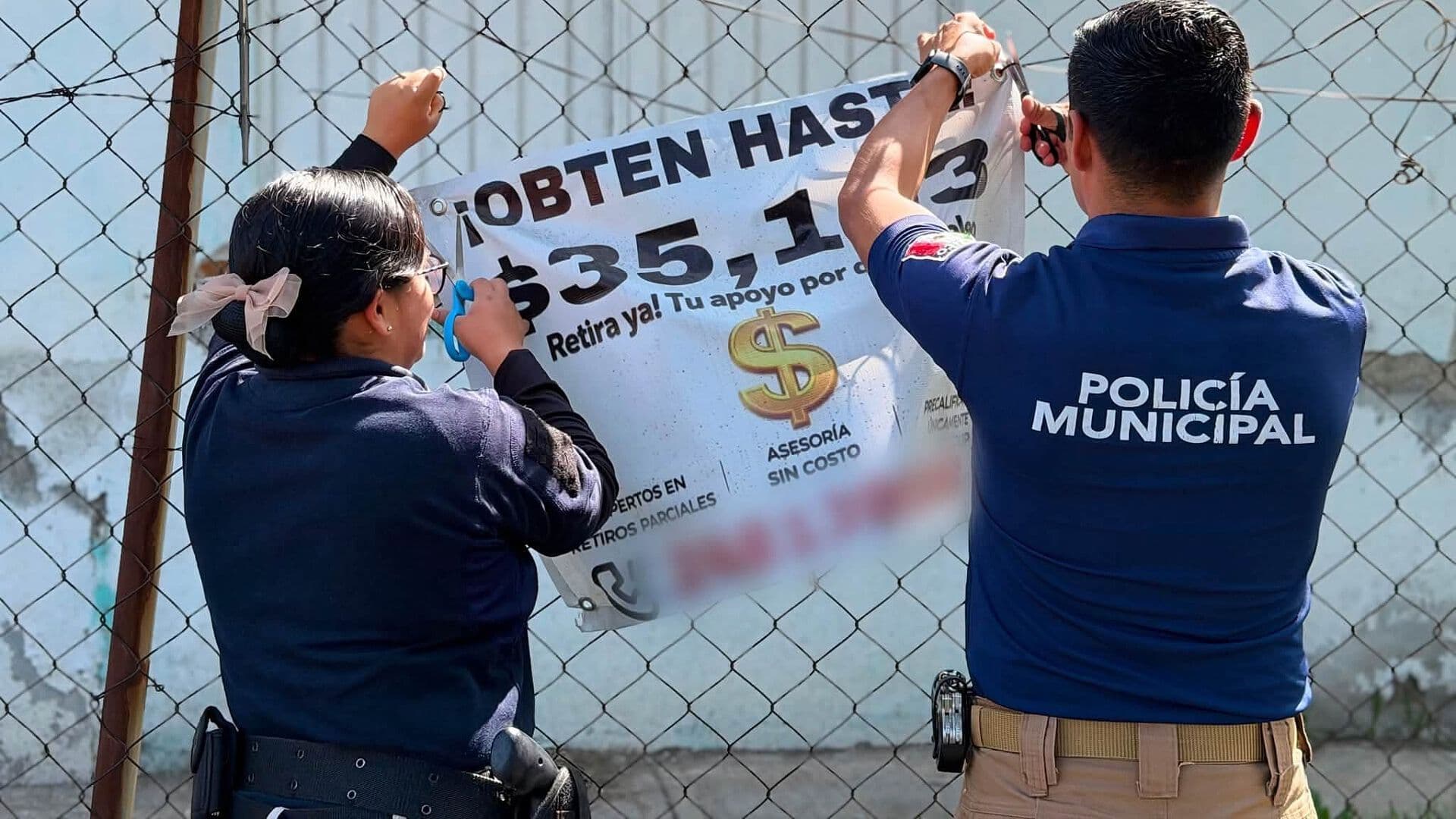 Dinero Fácil Retiran Publicidad Engañosa San Pedro Cholula Puebla