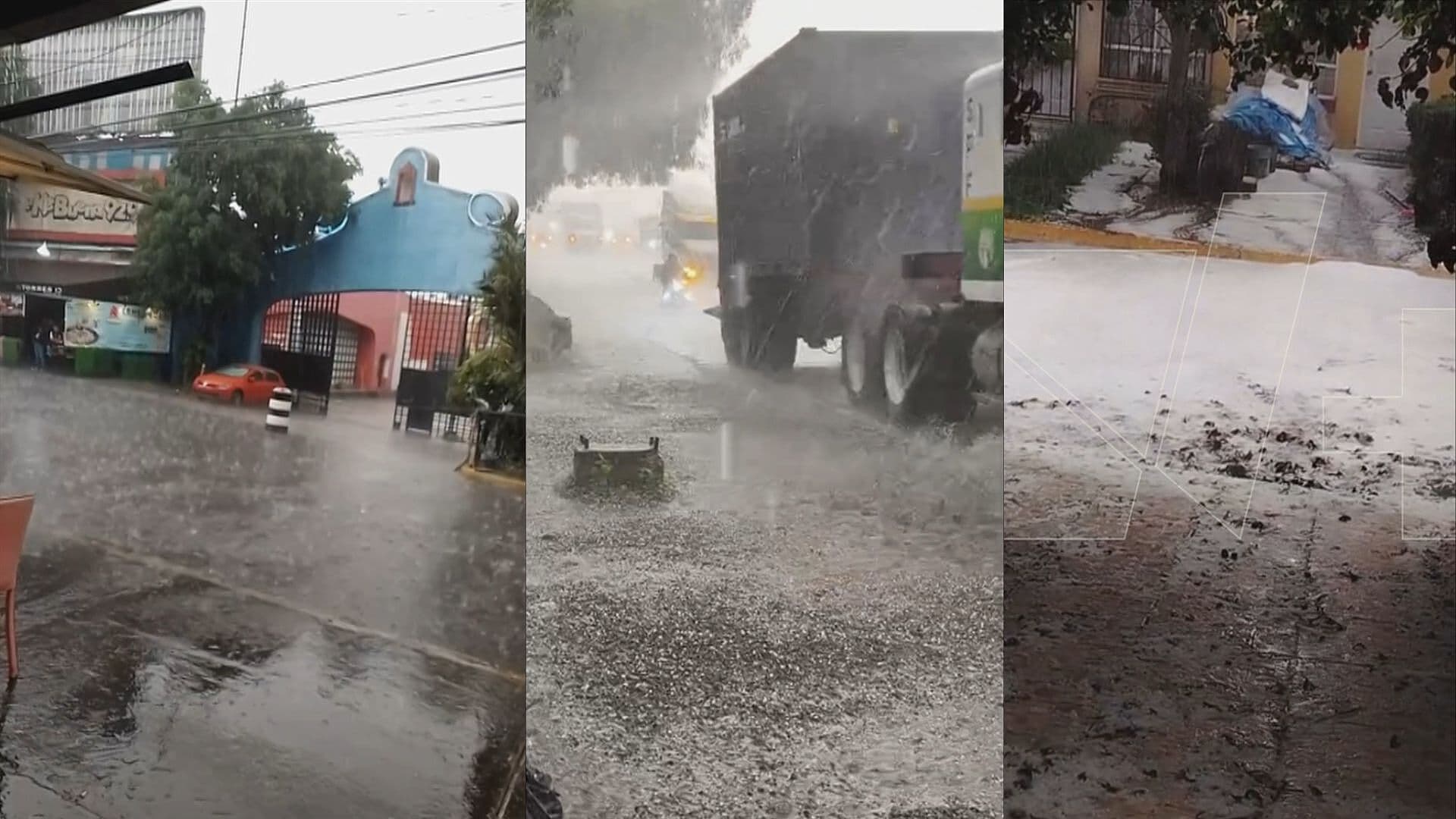 Lluvias en Edomex Hoy: ¿En Qué Municipios Reportan Granizadas e Inundaciones?
