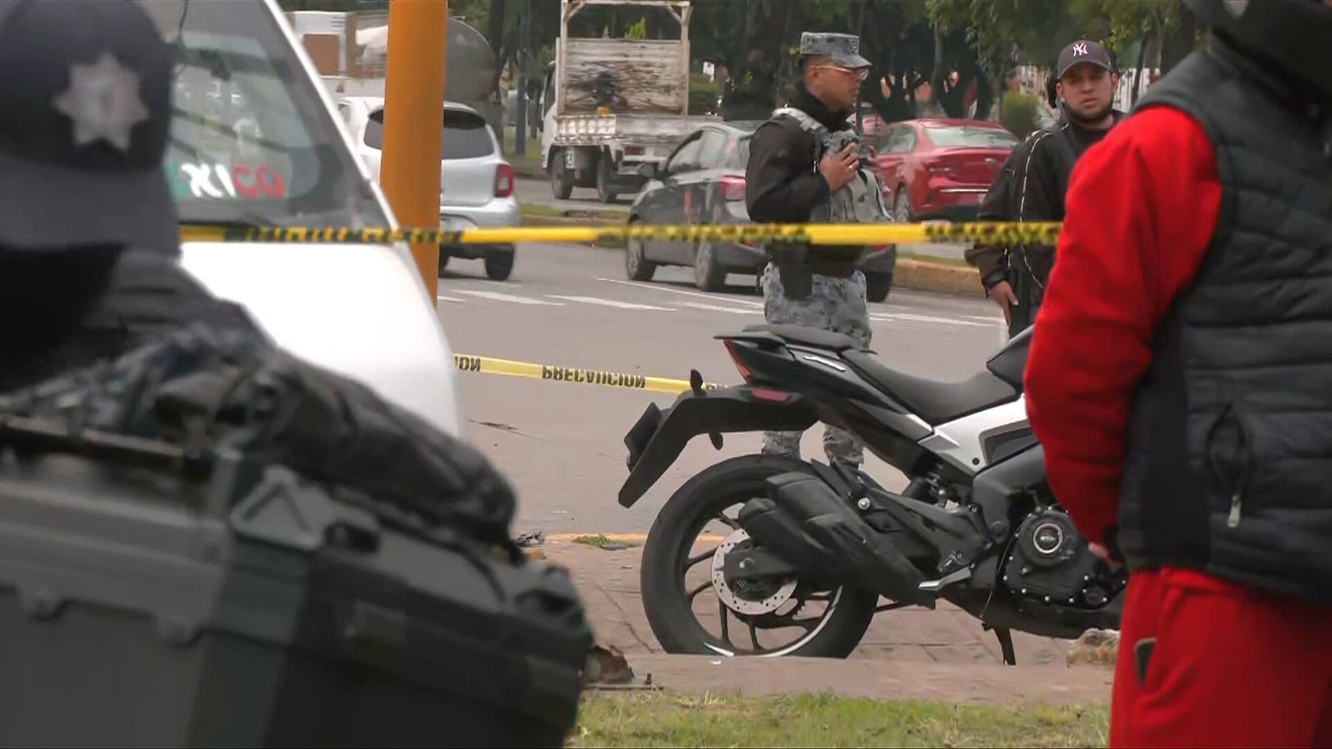 Motociclista Muere Arrollado por una Combi en Tlalnepantla, Edomex