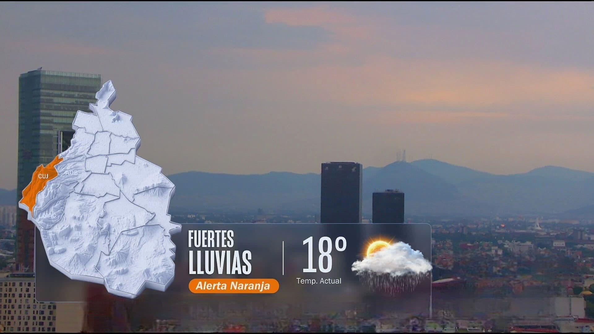 Doble Alerta por Lluvias: Activan Alerta Naranja en Cuajimalpa y Amarilla en Otras Alcaldías de CDMX