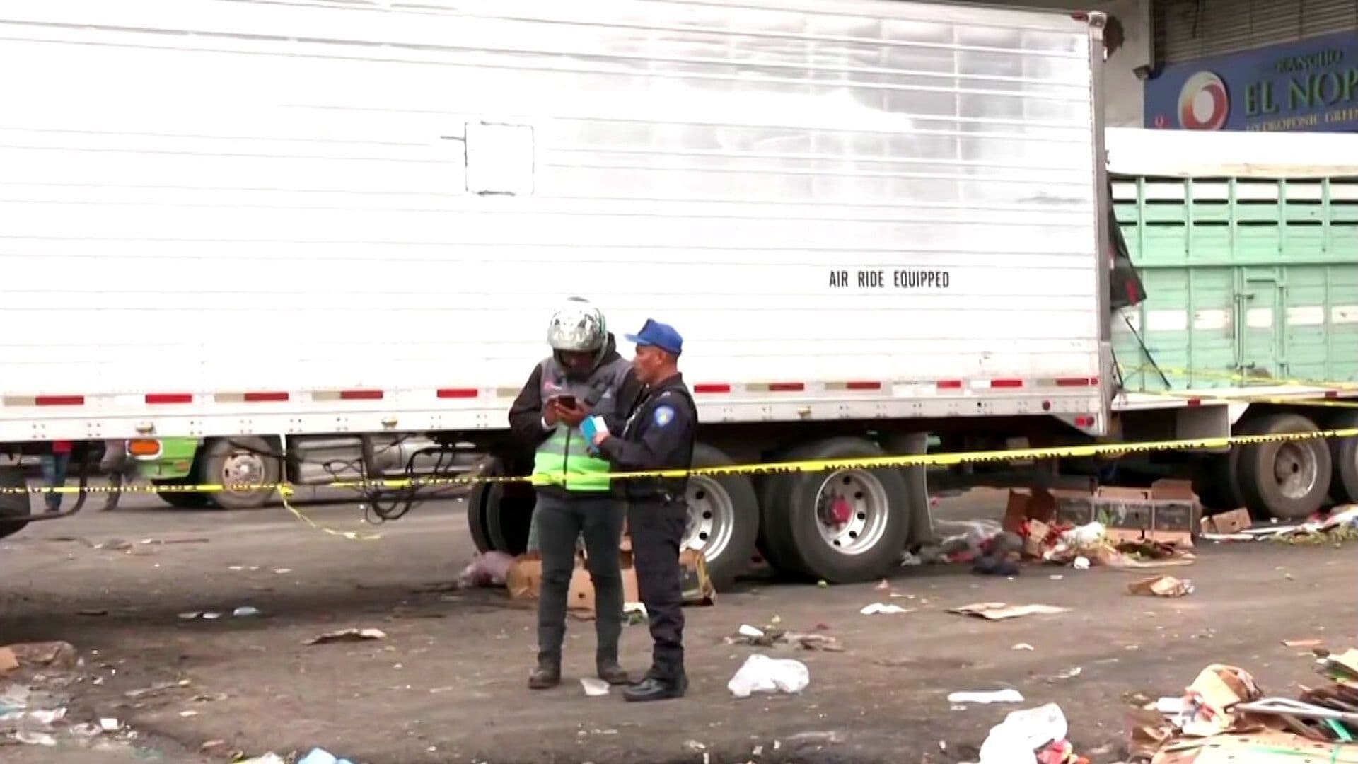 Movilización de Emergencias en Central de Abasto de Iztapalapa por Persona Atropellada