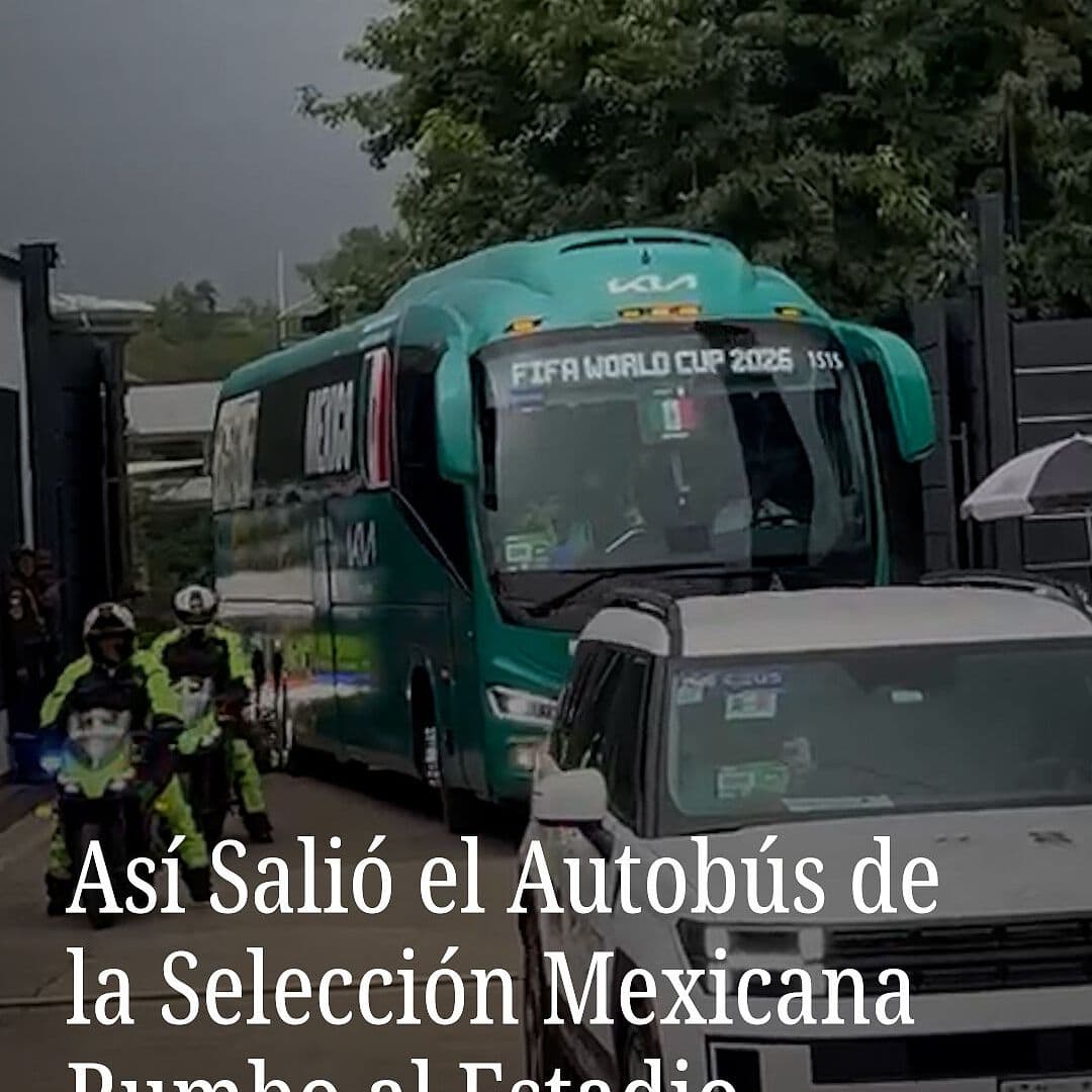 Sale Selección Mexicana Rumbo al Estadio Ciudad de México para Enfrentar a Inglaterra
