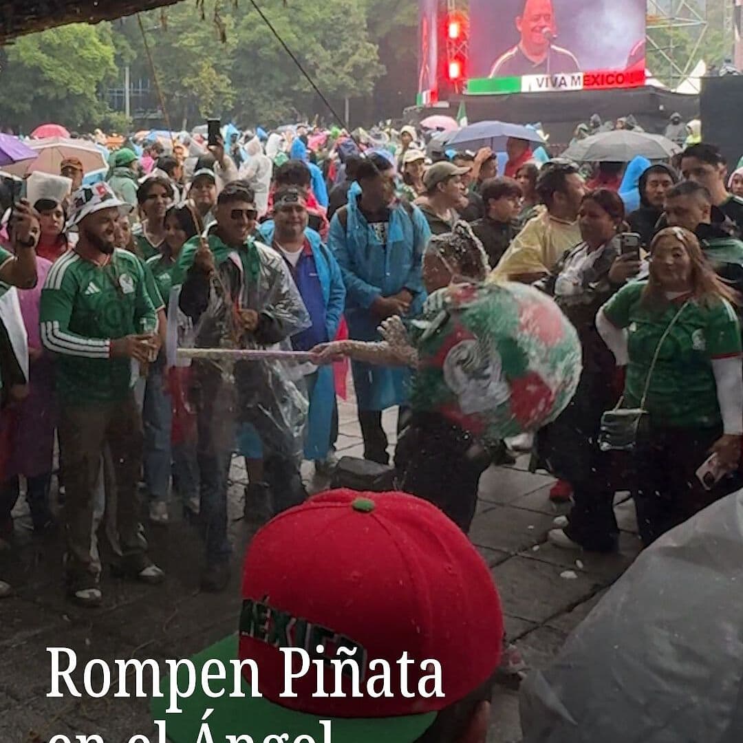 Rompen Piñata en el Ángel