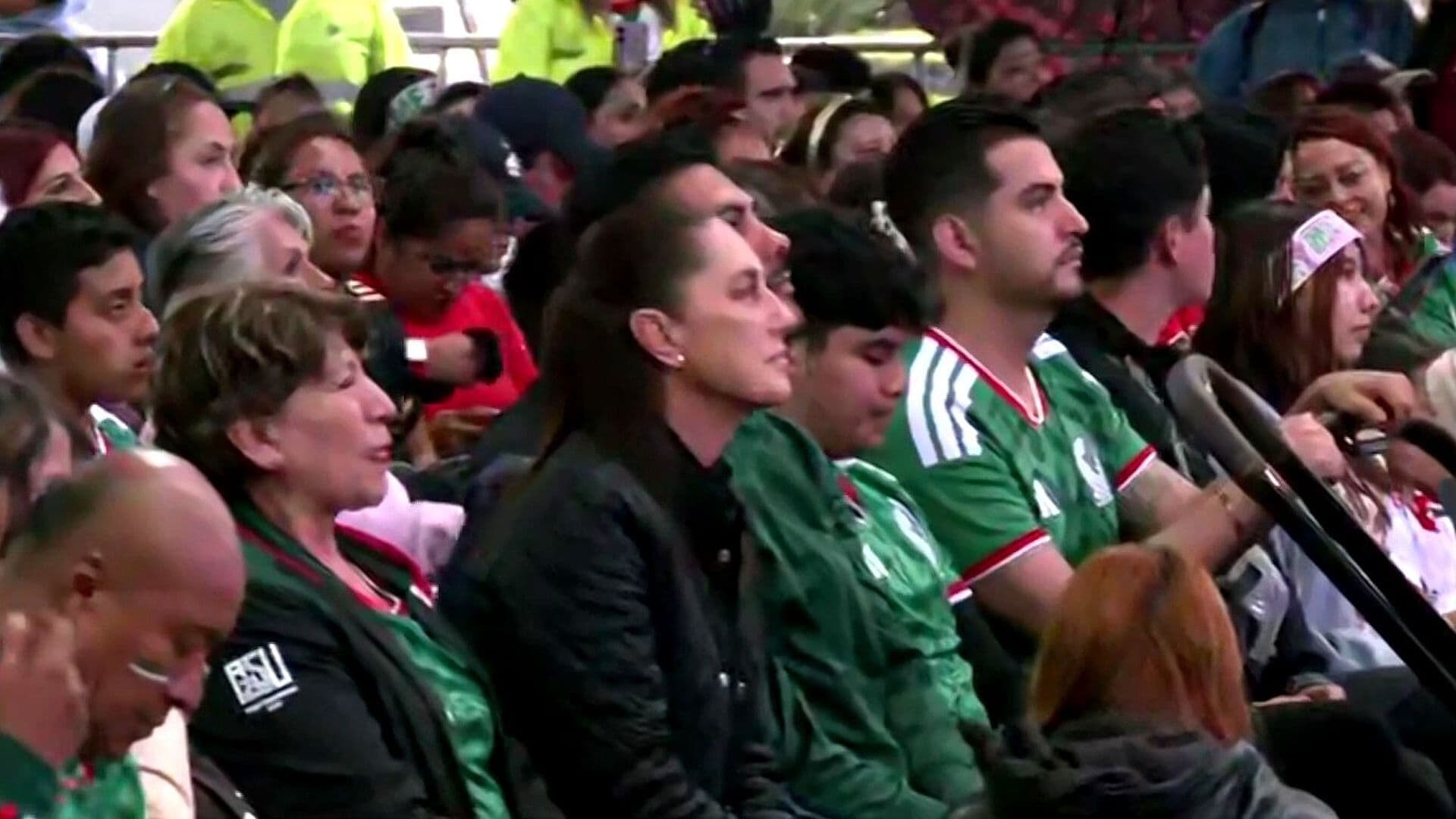 Claudia Sheinbaum Verá el México vs Inglaterra en Nezahualcóyotl