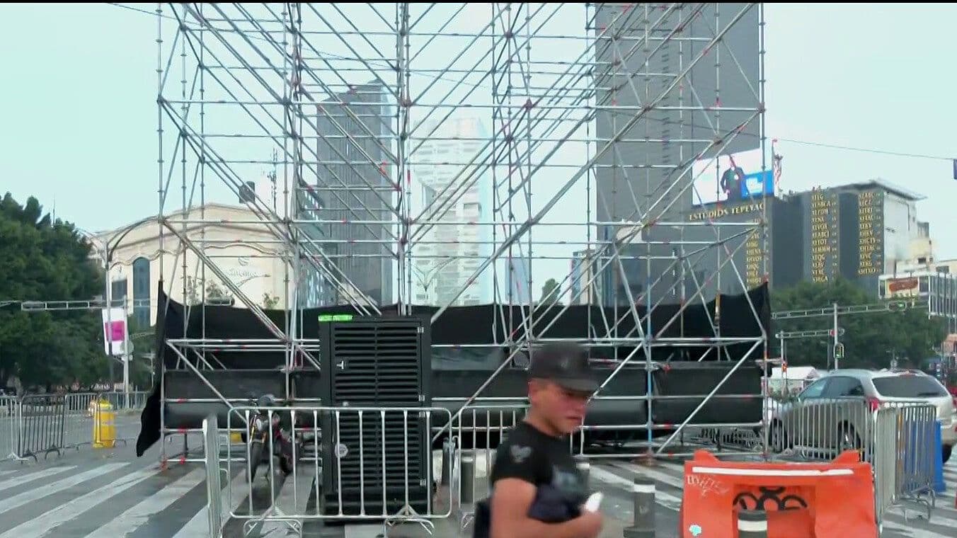 Retiran Estructuras y Pantallas en CDMX tras el Partido de México vs Inglaterra