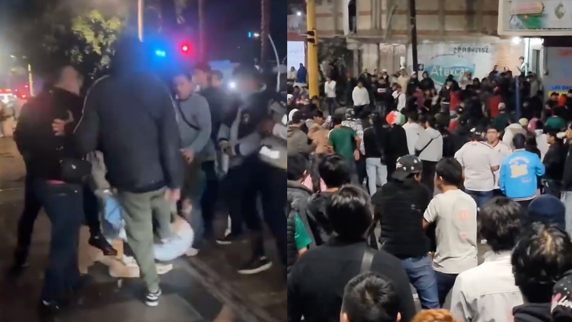 Aficionados Protagonizan Riñas en la Calle tras la Eliminicación de la Selección Mexicana