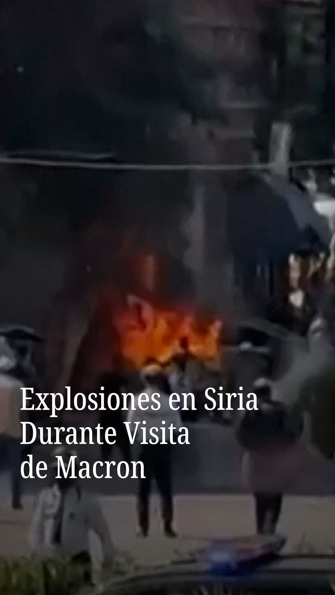 Explosiones en Siria Durante Visita de Macron
