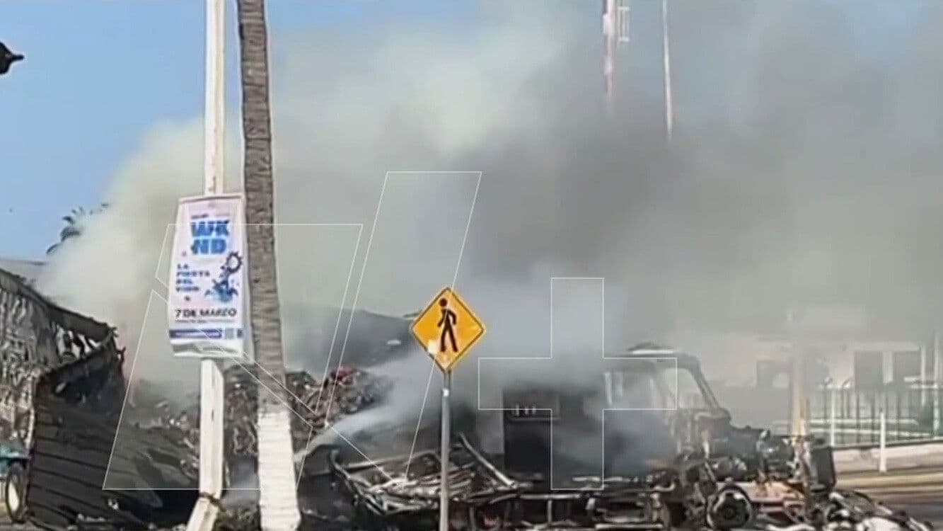Transportistas Piden Apoyo Por Vehículos Incendiados Durante Operativo de 'El Mencho'