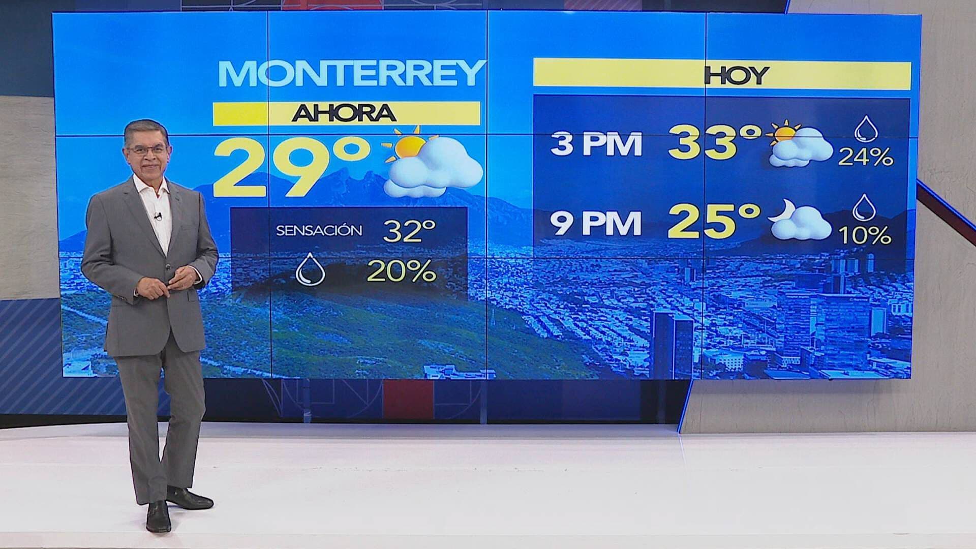 Meteorólogo Mauro Morales da pronóstico del clima para Nuevo León