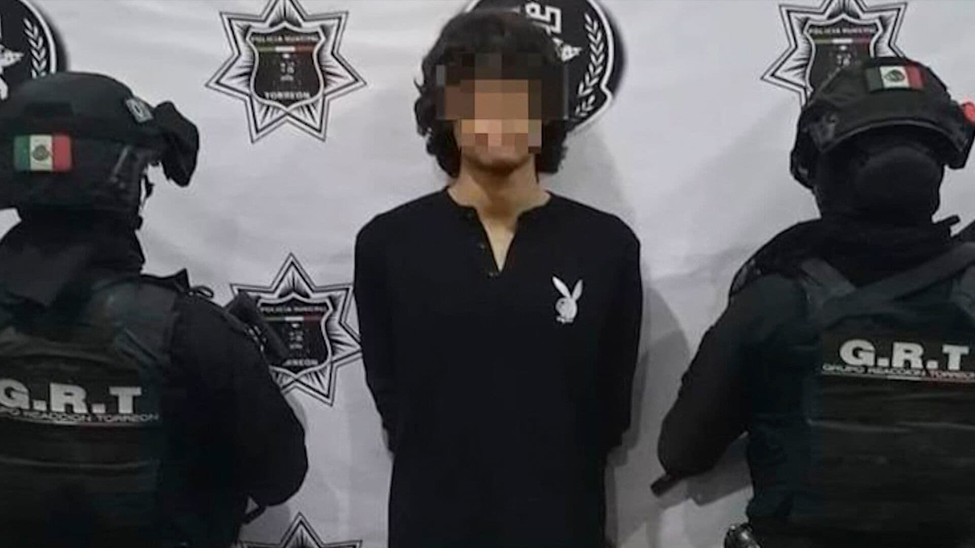 Elementos de GRT Detienen a Joven con Marihuana en Colonia Villas Zaragoza en Torreón